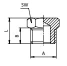 Размеры фитинга SF-Z2611