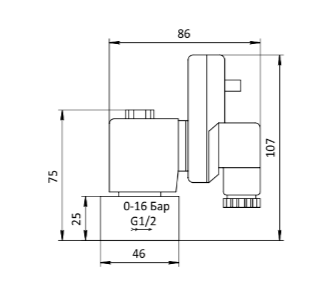 Kреслення клапану SV-FD-ES-22NC