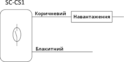 Схема подключения геркона SC-CS1