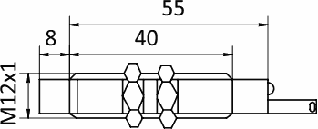 Розмір датчику положення SC-SEN-TK M12