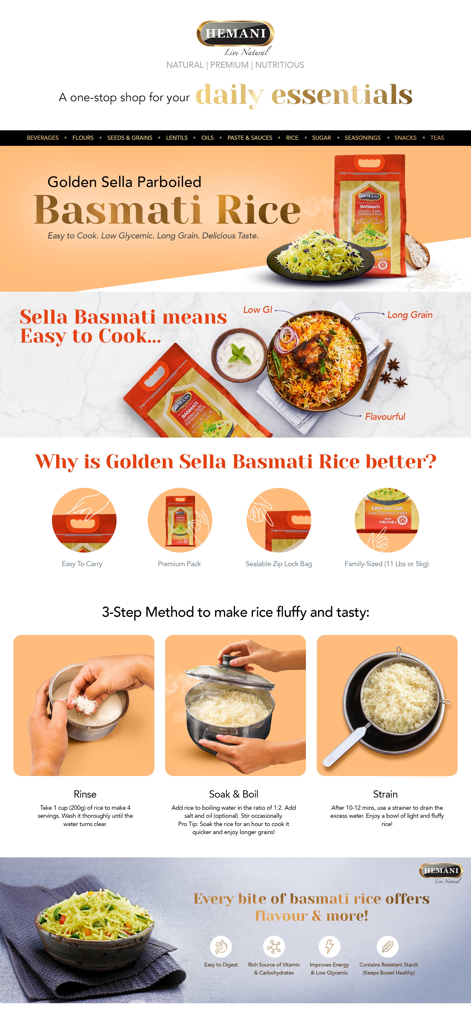 golden sella basmati rice