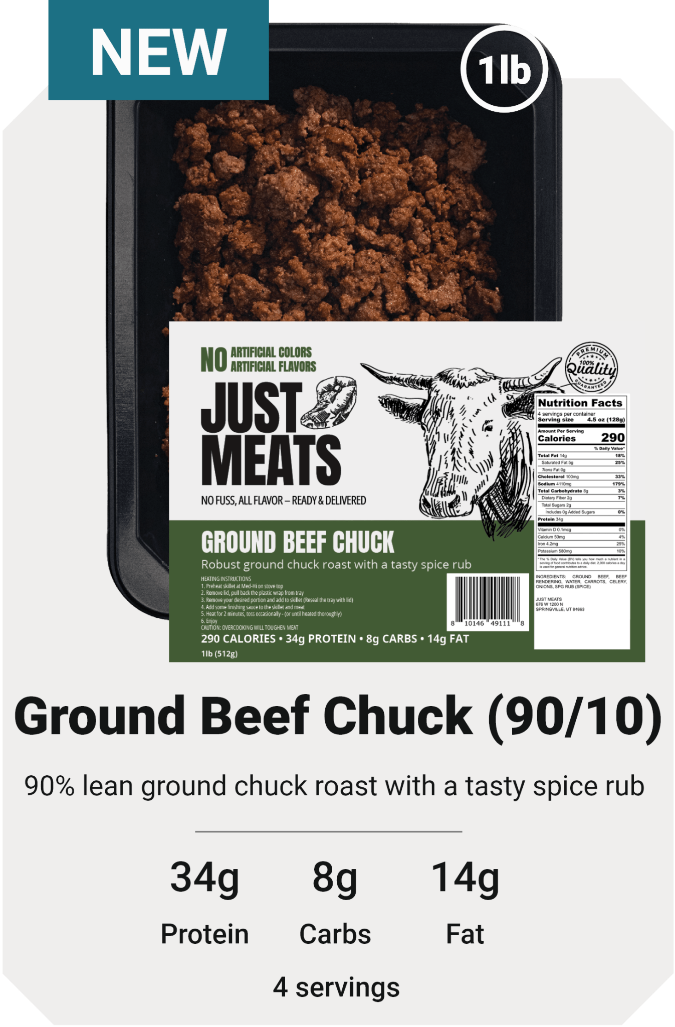 Ground Beef Chuck (90/10)
