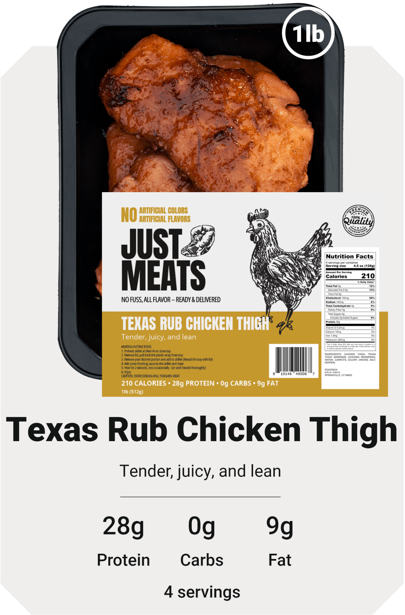 Texas Rub Chicken Thigh