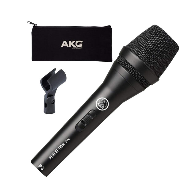 Akg P3s Percepition Live Microfono Dinamico Cablato Interruttore On/off X Voce