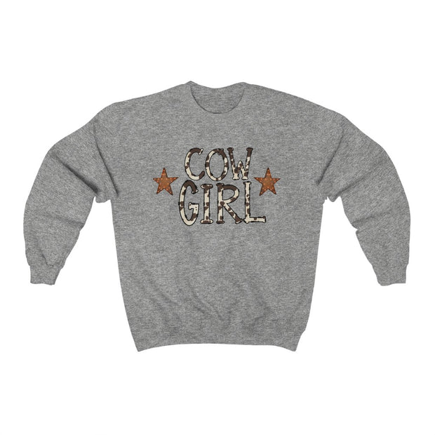 cow print wrangler sweatshirt