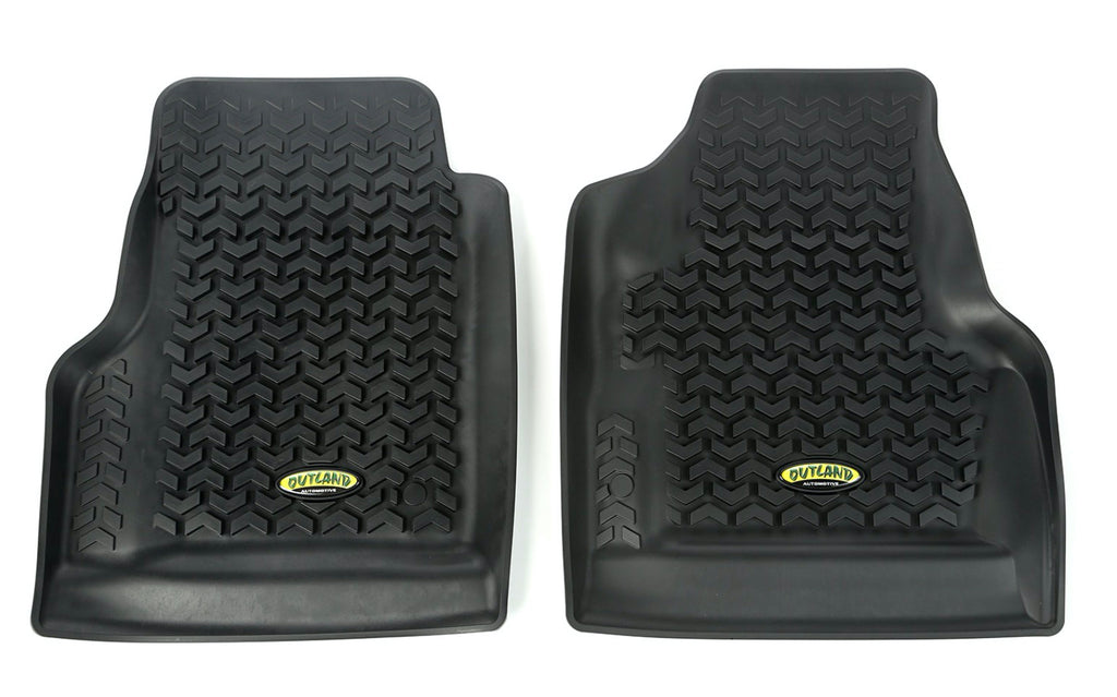 ダブル／ミストブルー Floor Mat Liner Compatible with 1997-2006 Wrangler TJ and LJ  Models, Medesasi OEM Front ＆ 2nd Seat Floor Mats Liners, with 1st Row  Bucket Seat, Black