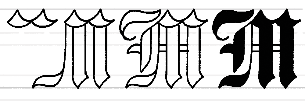 Blackletter_M