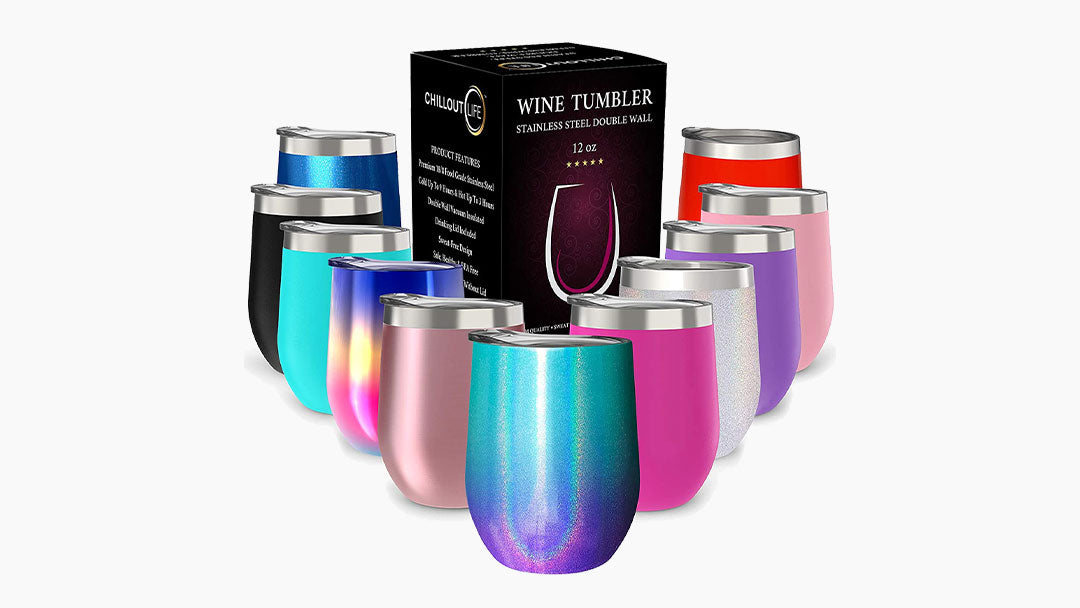 Cortunex Spill Proof Wine Glass Spill Resistant Wine Glass  Gift Idea One Non Spilling Wine Glass: Wine Glasses