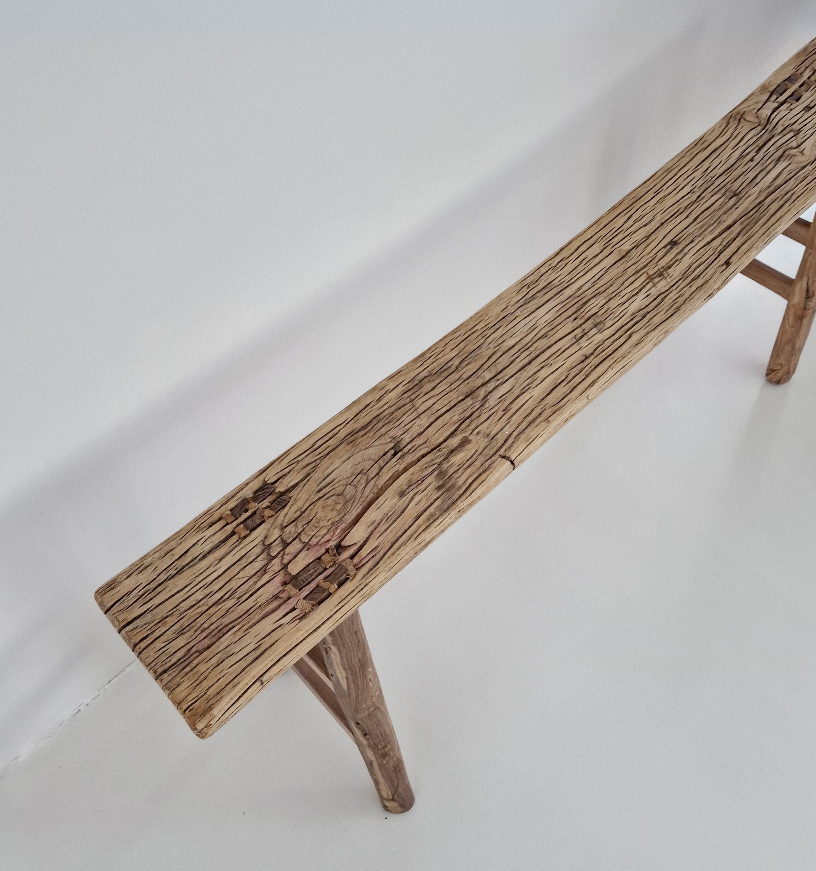 Old wooden bench #8 (115cm)