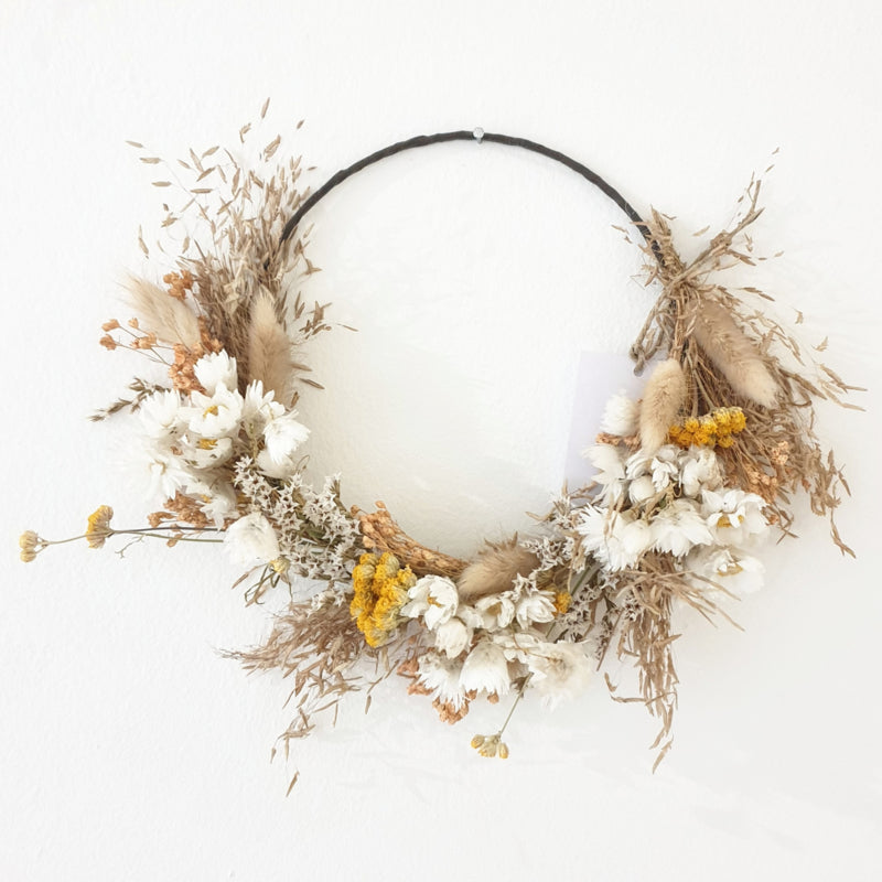Wat dan ook toewijzing vochtigheid Droog bloemen krans XS | Decoratie | by Bliss