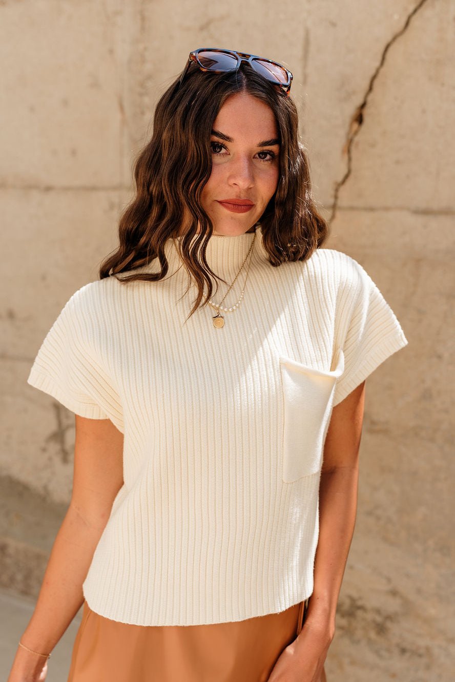 Waverly Mock Neck Sweater - Lizard Thicket product image