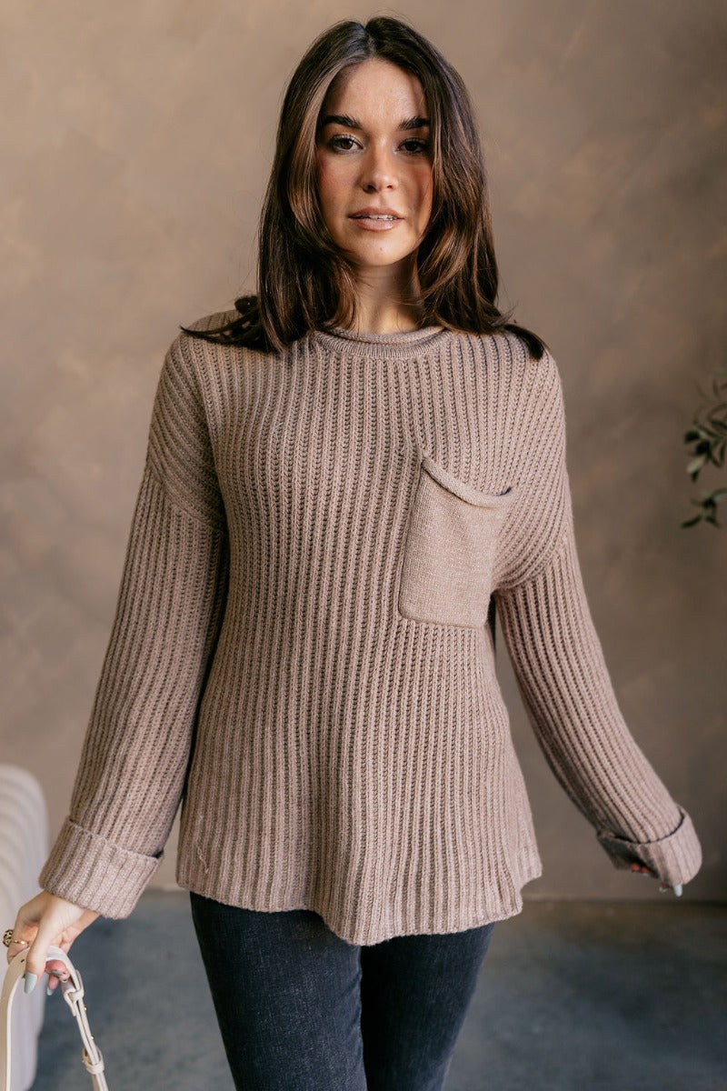 Never Better Open-Knit Sweater – LIZARD THICKET