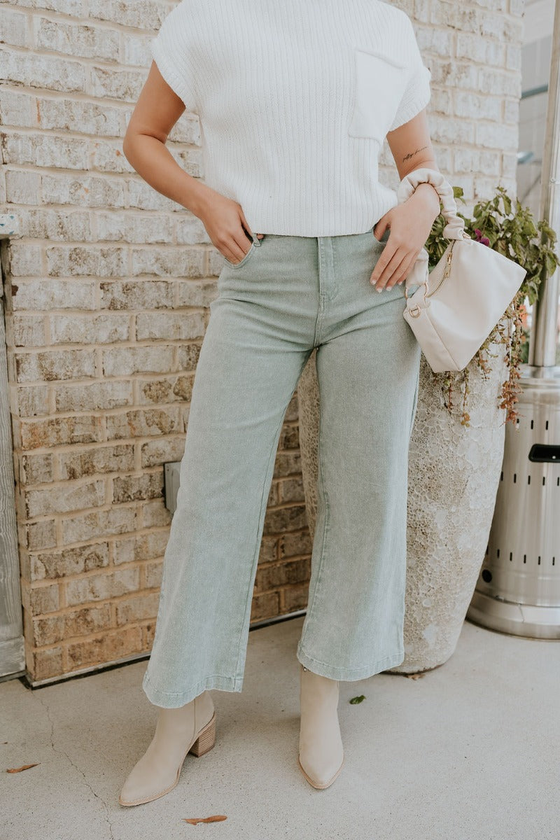 Pretty mint green pants – Coochianna's