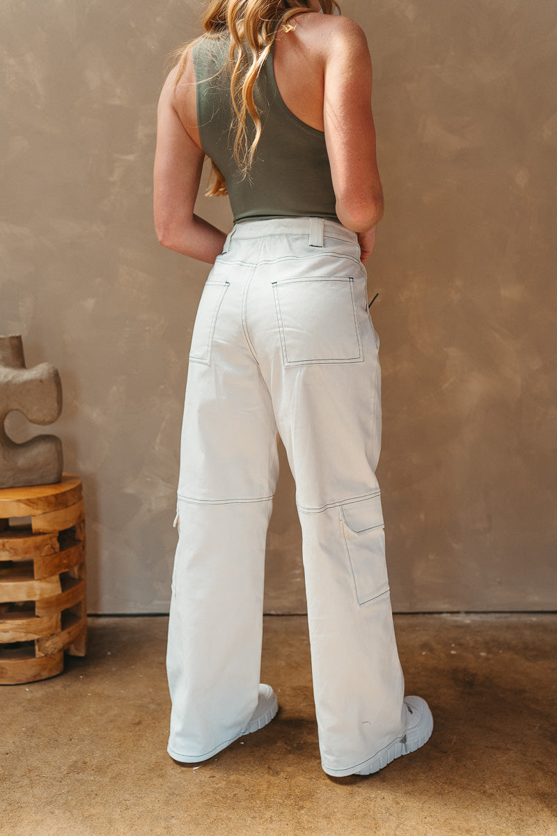 Ready or Not Cargo Pants in Brown – LIZARD THICKET