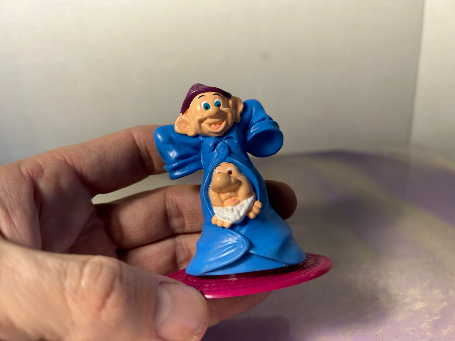 Vintage Disney Snow White Mcdonalds Dopey Figures Pvc Cake Topper Rare Cpjcollectibles 