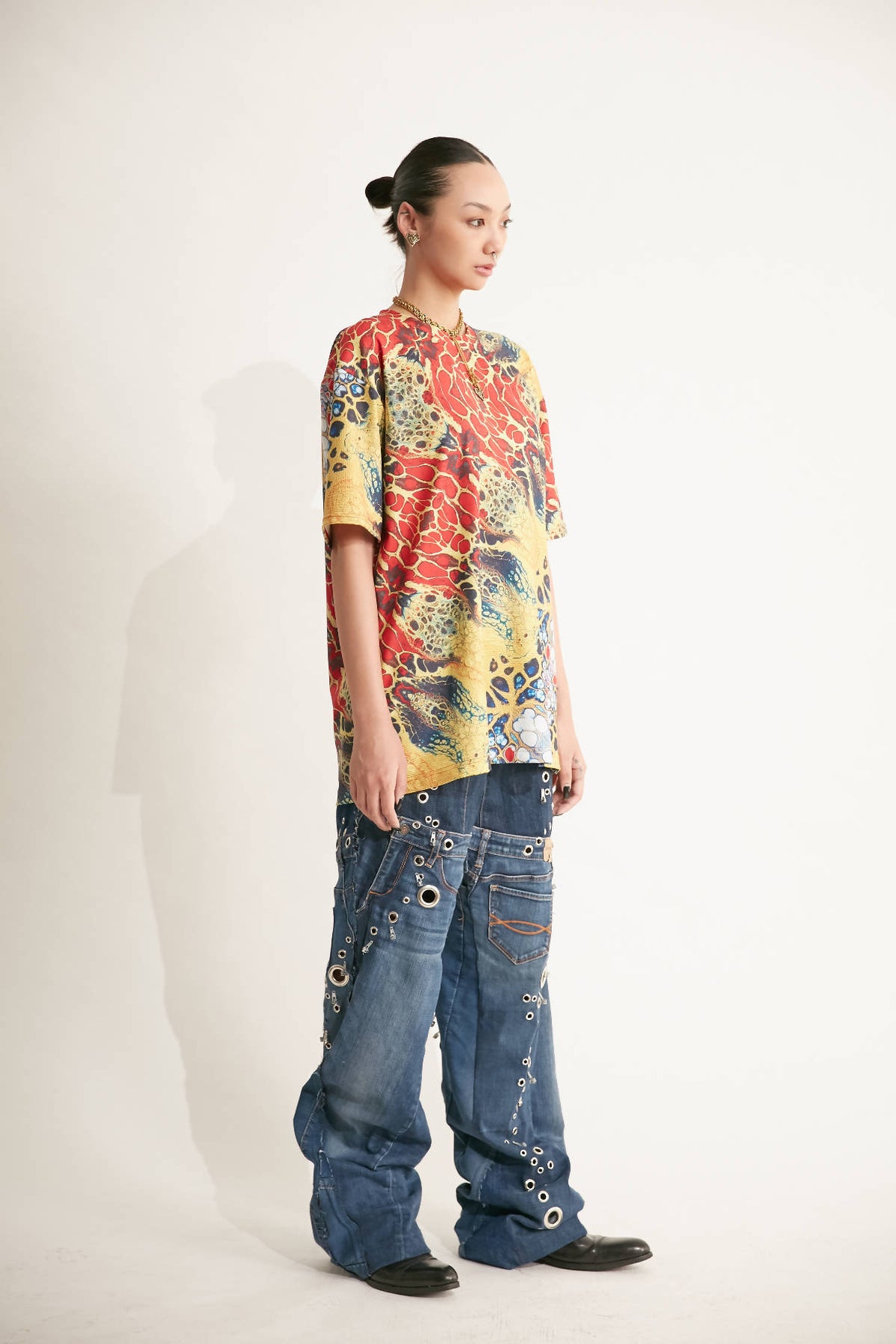 Floating-Print Oversize T-shirt | NOT JUST A LABEL