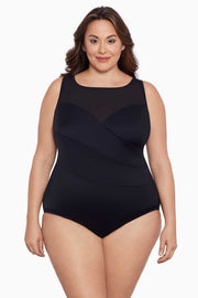 Long Torso Plus-Size Swimsuits