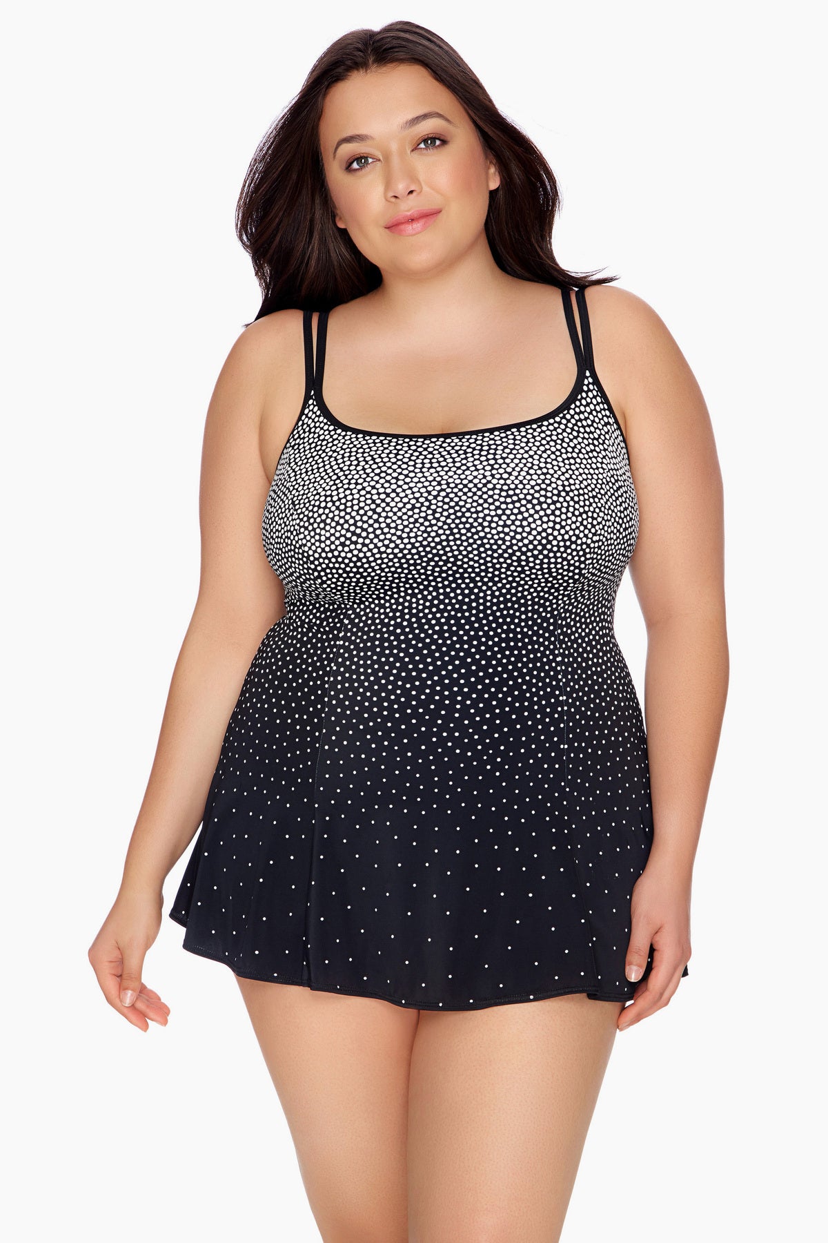 Plus Size Empire Swim Dress Summer Storm Longitudeswim New 6115