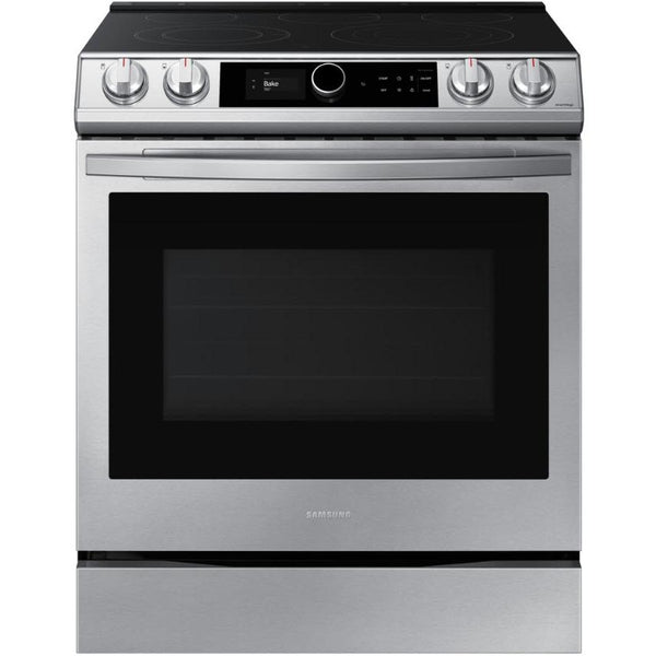Samsung 30-inch Slide-in Electric Range with Wi-Fi Connectivity NE63T8711SS/AC IMAGE 1
