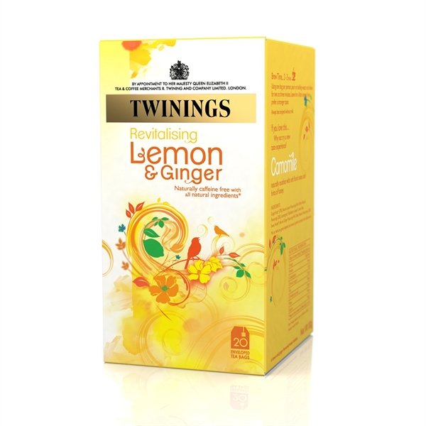 ONE CLICK SUPPLIES - Twinings Lemon & Ginger Tea 20's