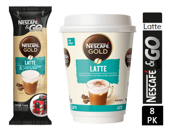 Nescafe &Go! Gold Cappuccino 8 x 12oz Cups - ONE CLICK SUPPLIES – OneClick  Supplies