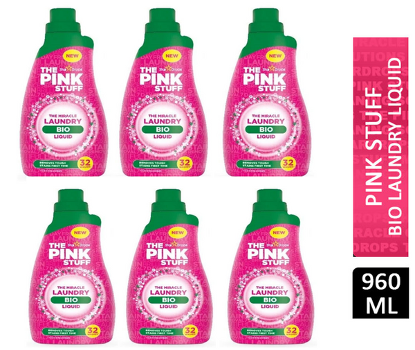 THE PINK STUFF - The Miracle Laundry Sensitive Detergent Non Bio Liquid