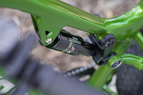 This is the rear suspention system of a full-suspention ebike