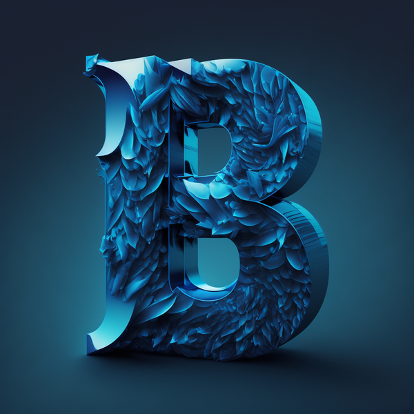 bold b typography