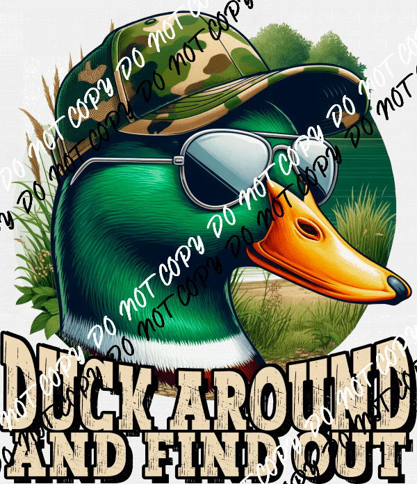 Duck Around and Find Out DTF Transfer
