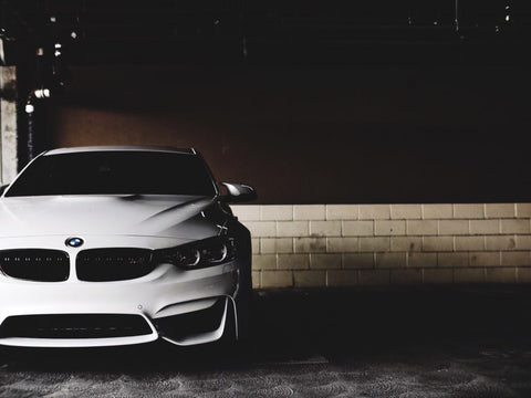 White BMW 