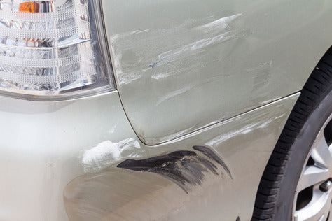 scuffed car paint 