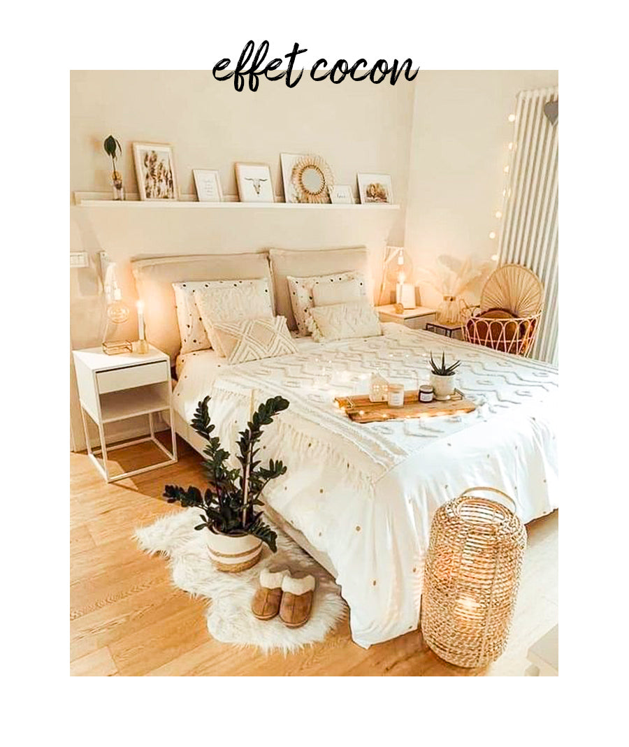 chambre d'adulte style cocooning