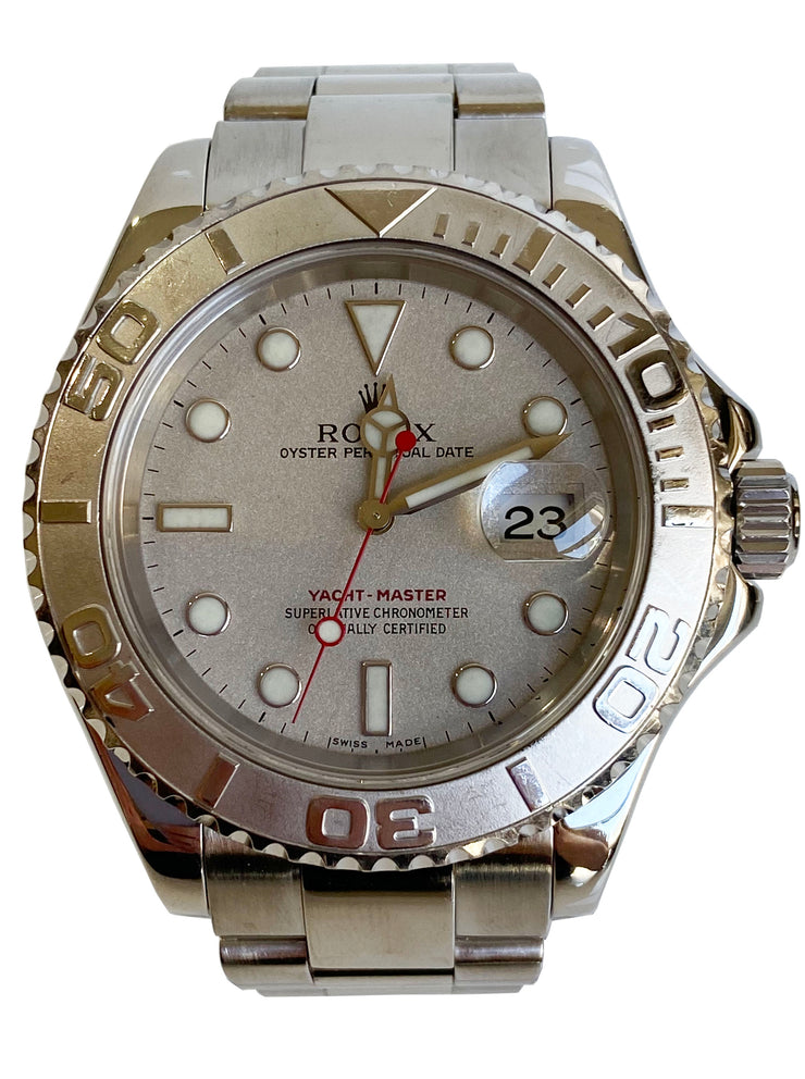 Rolex Yacht-Master 40mm Silver and Platinum – Jahan Imports