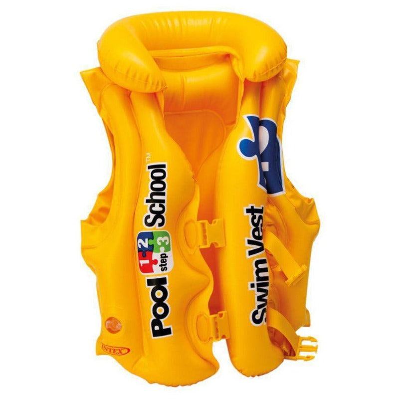 The Yellow Inflatable Swim Vest For Kids - USA Pool Warehouse product image