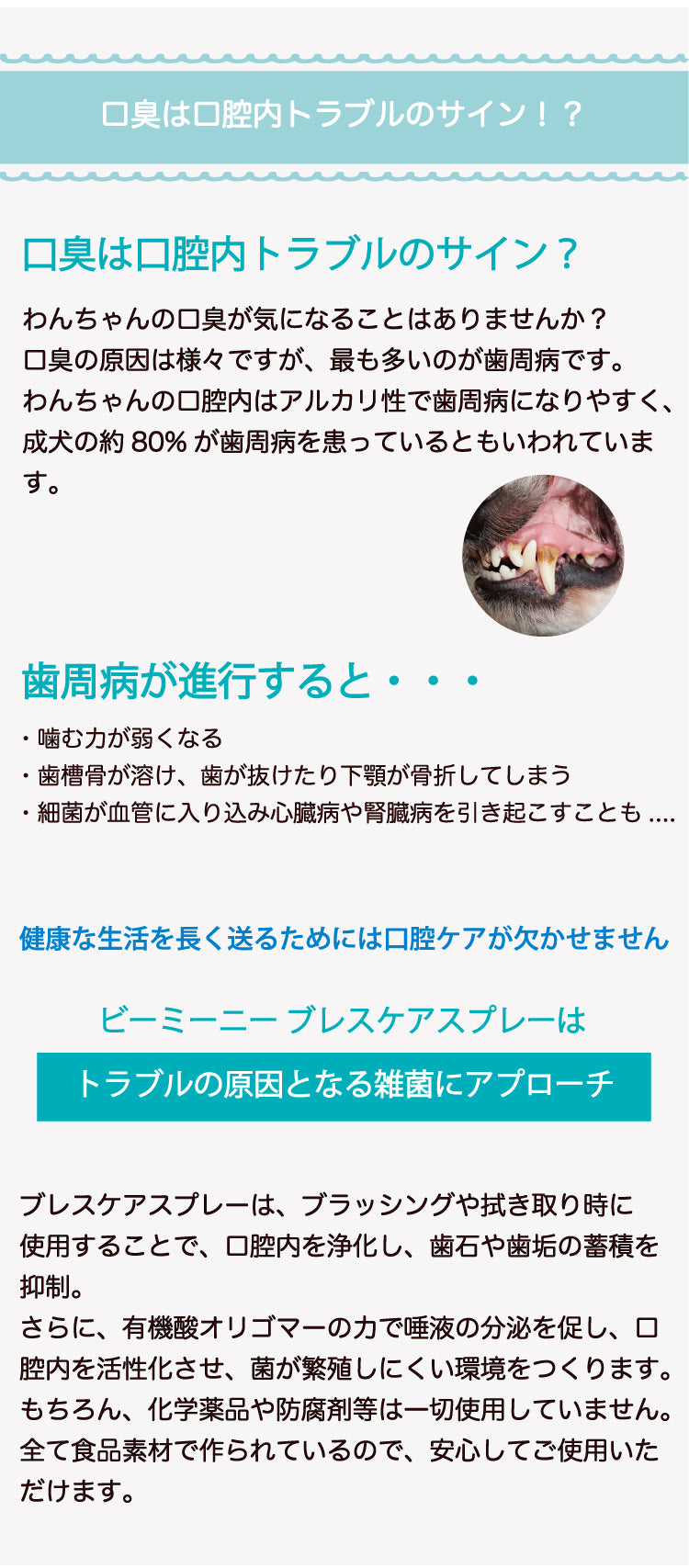 口臭の原因は歯周病！？