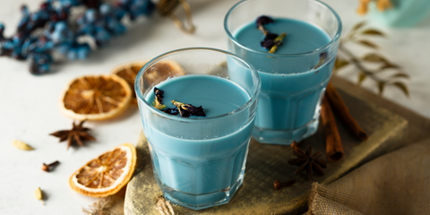 blue butterfly pea flower drink