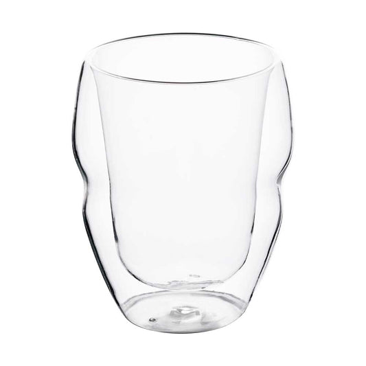 MasterPRO Bergner Mixology Mugs, 15.2 oz, Clear, Set of 2 Mugs