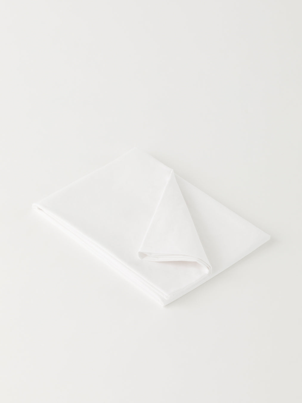 Billede af DAWN - Percale Fladt Lagen (260x260) - Bright White - 100% økologisk bomuld - Hvidt