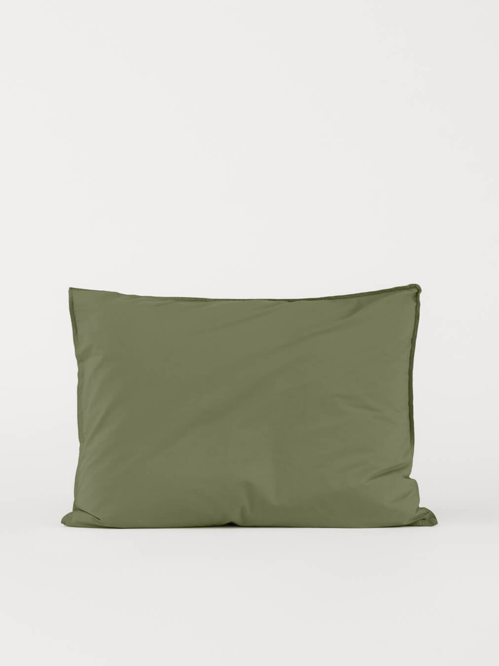 DAWN - Percale Pudebetræk (50x70) - Olive - 100% økologisk bomuld - Army grønt