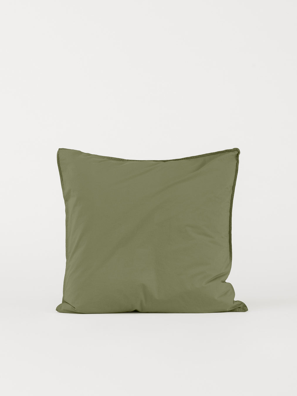 DAWN - Percale Pudebetræk (60x63) - Olive - 100% økologisk bomuld - Army grønt