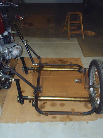 SOA Eagle sidecar with upgraded slip tube mounts