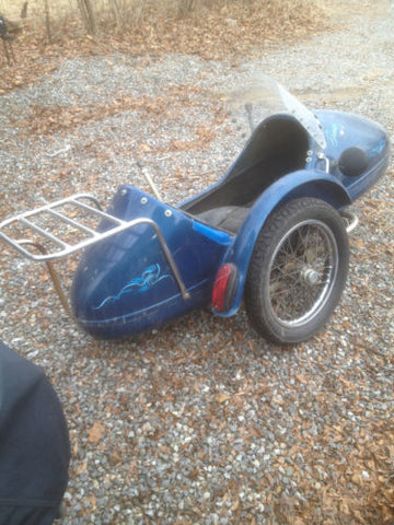 SOA Eagle sidecar with OEM luggage rack