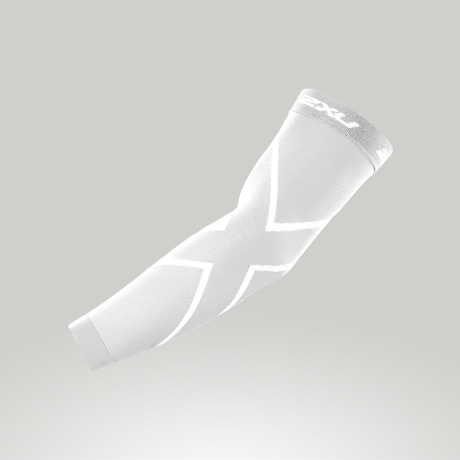 Diskriminering af køn Overlevelse Regn 2XU Compression Arm Sleeves White – GoGear