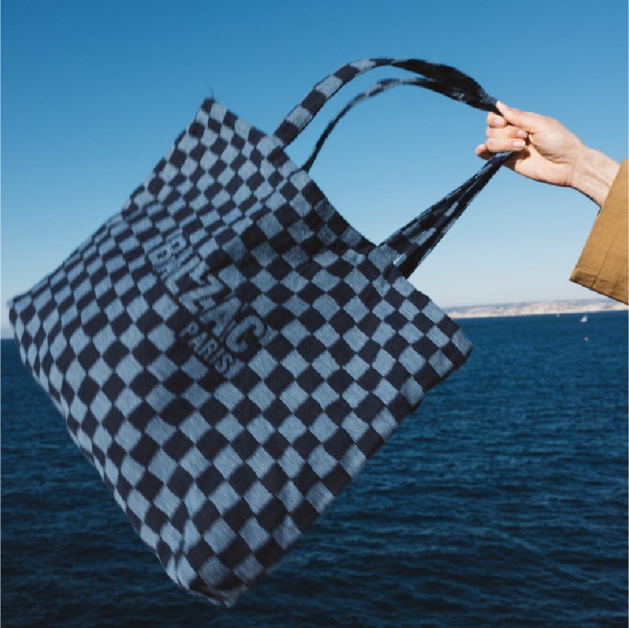 Cabas damier Balzac