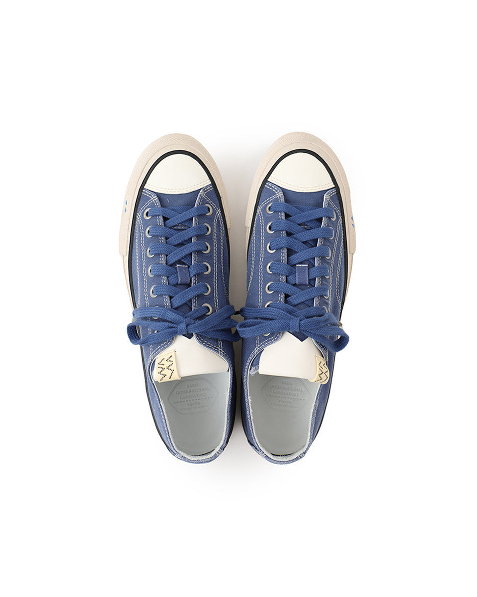 Shop Visvim Skagway Low Sneakers In Blue