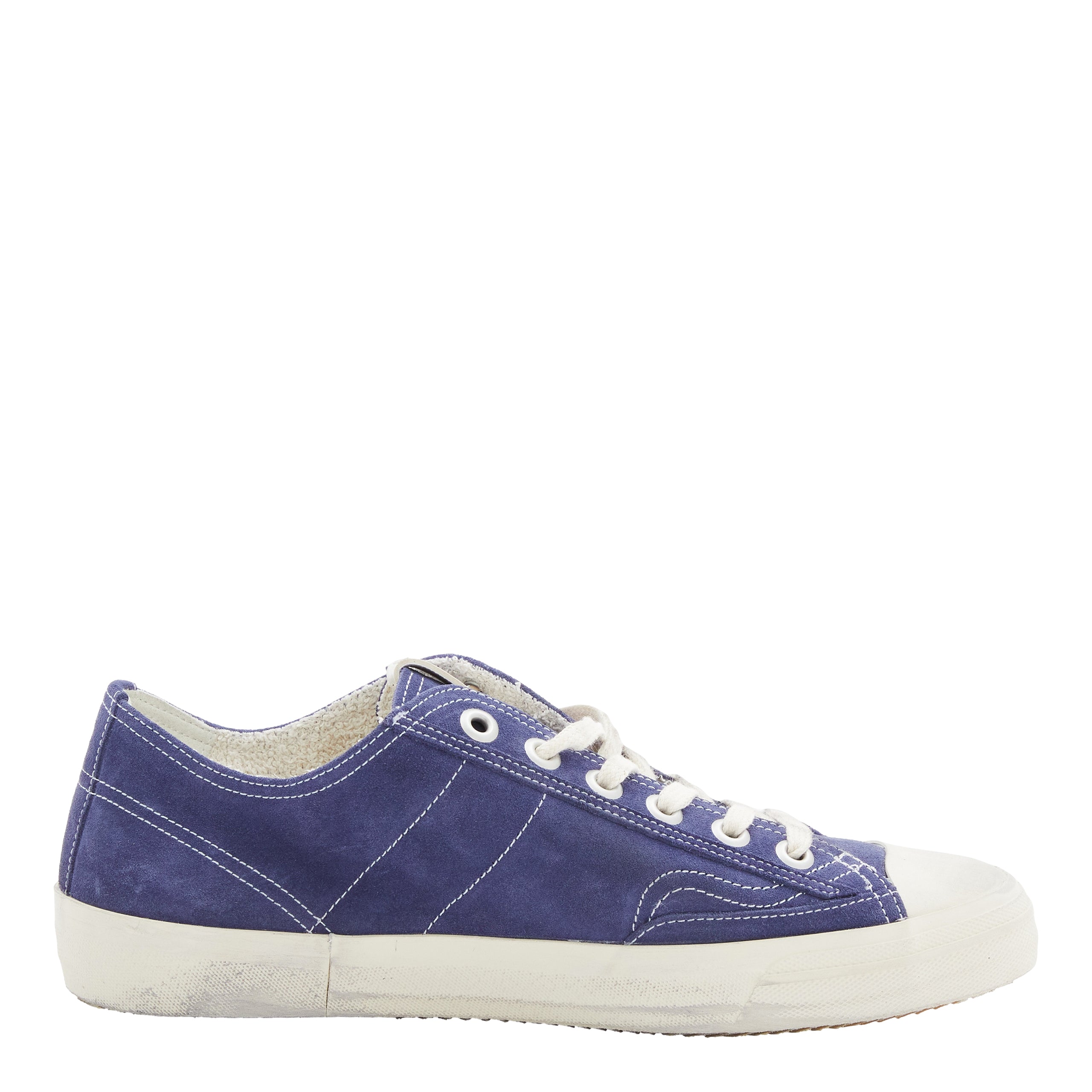 Shop Golden Goose V-star 2 Suede Men's Sneakers In Blue