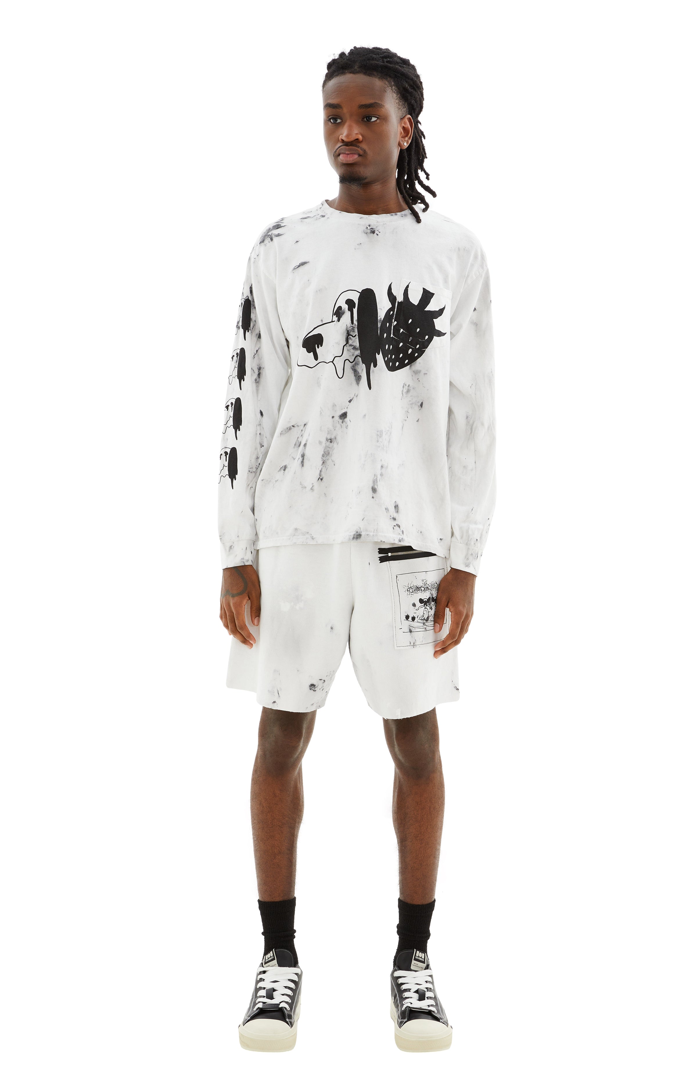 Shop Westfall L/s T-shirt In Dirty White