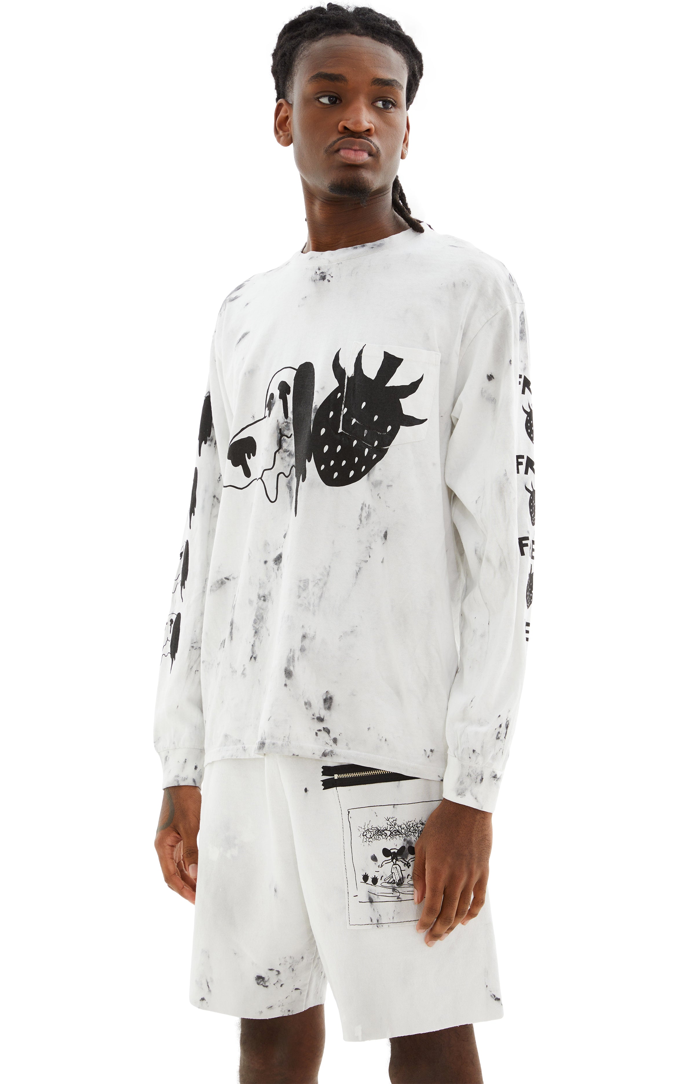 Shop Westfall L/s T-shirt In Dirty White