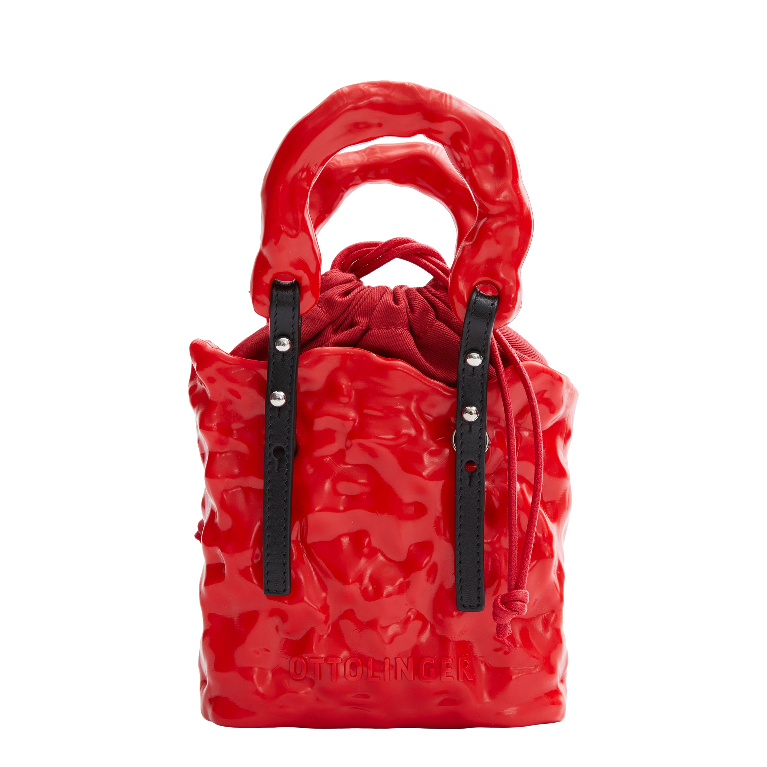 Shop Ottolinger Signature Ceramic Bag In Red