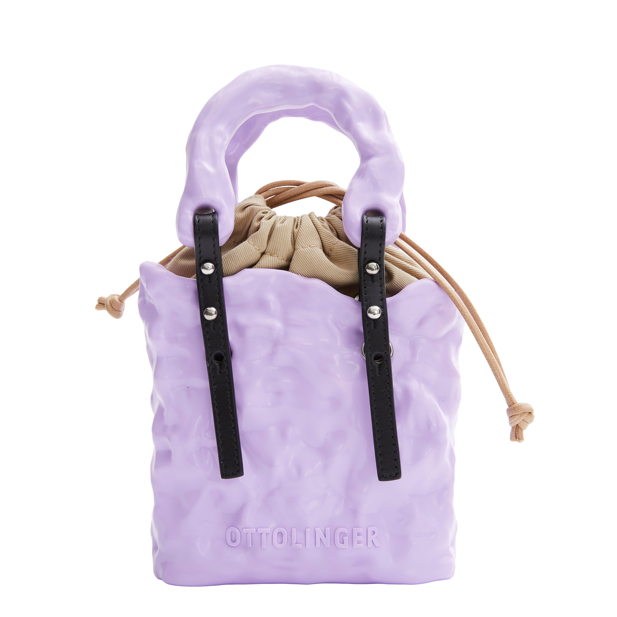 Shop Ottolinger Signature Ceramic Bag In Lilac